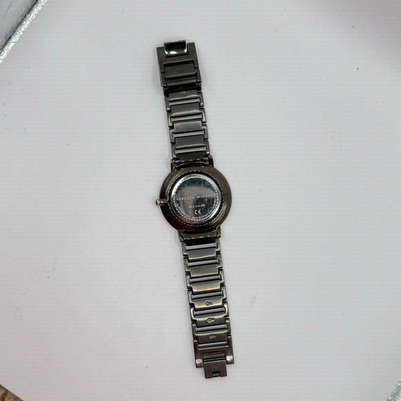 Rebecca Minkoff Major Gray Ion-Plated Womens Watch Sandblasted Rose Gold Dial - Picture 5 of 6